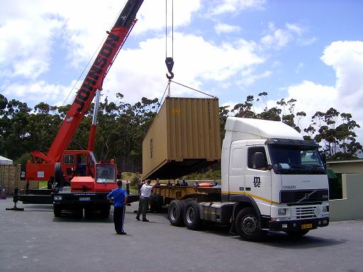 Container-Transport