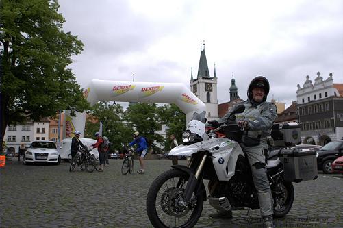 Pronovit Sponsor-Motorrad BMW F800GS in Litomerice/CZ